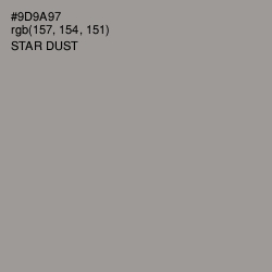 #9D9A97 - Star Dust Color Image